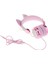 Unicorn Kulaklıklar ile Mikrofon Stereo Kulaklık Kulaklıklar Çocuklar Kızlar Için - Pembe 1 (Yurt Dışından) 1