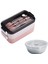 Bento Box Öğle Yemeği Kutuları Çorba Kasesi ile Mutfak Eşyaları ile Gıda Depolama Pembe Çorba Kasesi (Yurt Dışından) 2