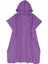 Sörf Panço Hızlı Kuruyan Değişen Robe Sörfçü Havlusu Kapüşonlu Cape Mor (Yurt Dışından) 1