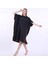 Sörf Panço Hızlı Kuruyan Değişen Robe Sörfçü Havlu Kapüşonlu Cape Black (Yurt Dışından) 4