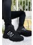 Siyah Beyaz Outdoor Trekking Erkek Spor Bot 1