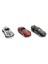 Die Cast Metal 3'lü Yarış Arabaları Siyah Araçlı 3