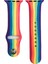Apple Watch Uyumlu Seri 7 6 5 4 3 2 1 Se Kayış Pastel Renkli Spor Silikon Kordon 38 40 mm 1