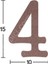 Rakam Ahşap Obje 18MM - 4 1