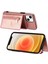 Apple iPhone Çapraz Gövde Tarzı Kart Yuvası Cüzdan Kılıf Uyumlu iPhone 13 (6,1 Inç) (Çift Kamera Versiyonu) (Yurt Dışından) 3