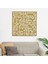 Kufi Felak Suresi Metal Duvar Tablosu - Gold (70*70) 2