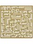 Kufi Nas Suresi - GOLD(50X50) 1