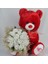 Buket Güller 20 Li Cipso Sarmalı Demet & Sevimli Peluş Ayicik 50 cm Sevgiliye Set Hediye 2