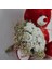 Buket Güller 20 Li Cipso Sarmalı Demet & Sevimli Peluş Ayicik 50 cm Sevgiliye Set Hediye 4