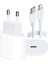 Apple iPhone Se (2. Nesil) Uyumlu 20W Usb-C Güç Adaptörü + 1m Usb-C Lightning Şarj Kablosu Seti 2