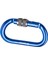 25KN Alüminyum Kaya Tırmanışı Güvenliği D Tipi Carabiner Mavi Bidgeli (Yurt Dışından) 1