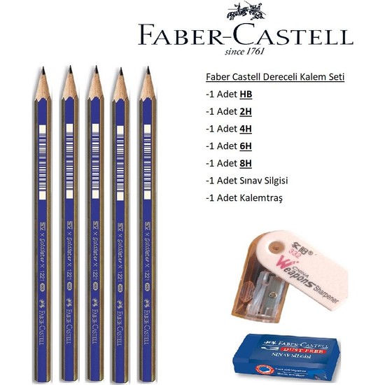 Faber-Castell Resim Kalemi Faber Dereceli Kalem Seti Fiyatı