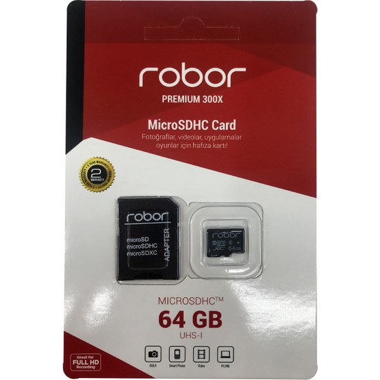 Robor NT-91087 64GB Micro Sd Hafıza Kartı