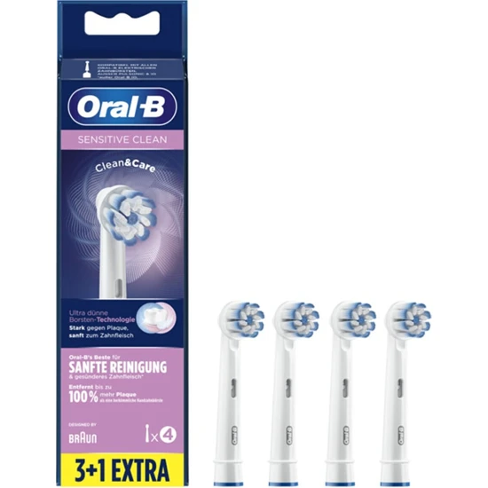 Oral-B Sensitive Clean 3+1 Yedek Başlık