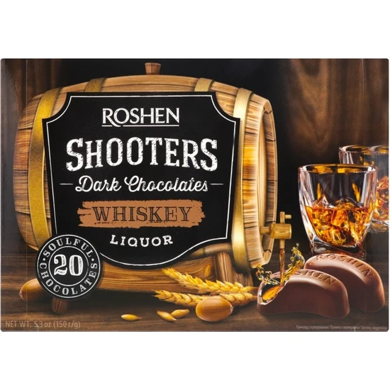 Roshen Shooters Chocolates Wıth Brandy Lıqueur 150 gr