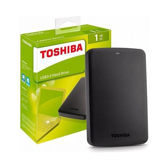 Toshiba HDTB310EK3AA Canvio Basics 1 Tb 2.5" USB 3.0 Taşınabilir Disk
