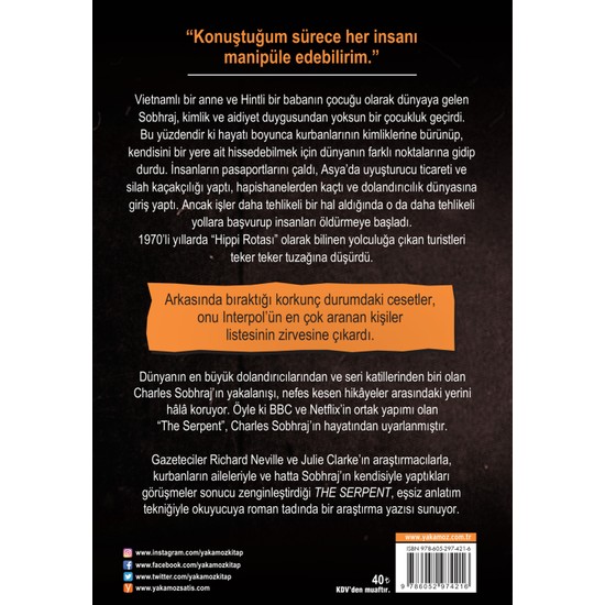 The Serpent Richard Neville & Julie Clarke Kitabı ve Fiyatı