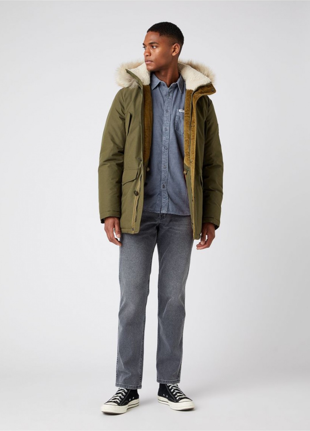 Wrangler Regular Fit Normal Kesim Mont görsel 2
