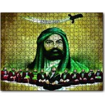 Cakapuzzle  Hz Ali ve On Iki Imamlar 120 Parça Puzzle Yapboz Mdf (Ahşap)