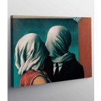 MonoStella Rene Magritte Aşıklar Kanvas Tablo