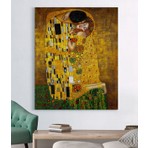 MonoStella Gustav Klimt The Kiss Kanvas Tablo