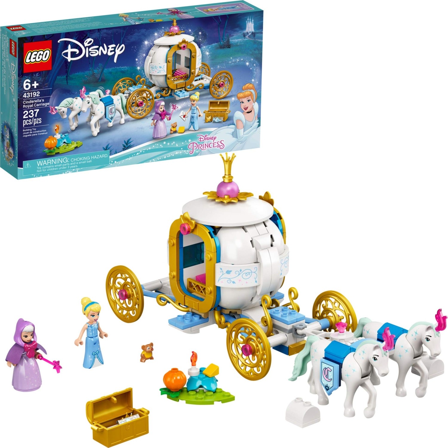 lego disney princess cinderella's royal carriage