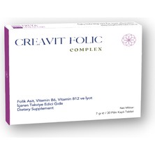 Creavit Folic Complex 30 Film Kaplı Tablet