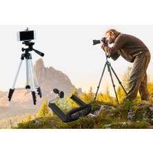 Hızlıxavm Tripod : Telefon ve Kamera Tutucu Ayak + Telefon Tutucu - 105CM