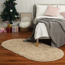 Rovigo Home Tüy Dökmez Tavşan Tüyü Post Halı Camel