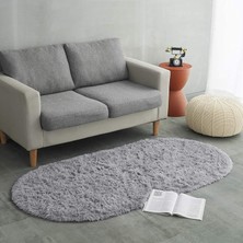 Rovigo Home Tüy Dökmez Tavşan Tüyü Post Halı Gri