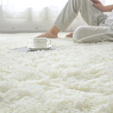 Rovigo Home Tüy Dökmez Tavşan Tüyü Post Halı Krem