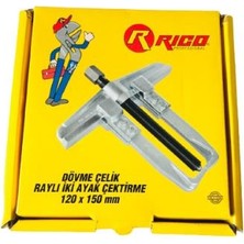 Rico RC120150 Dövme Çelik Raylı Iki Ayak Çektirme 120 x 150 mm