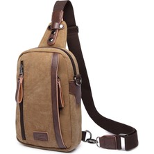 C-Active Bady Bag Kanvas Çanta Camel