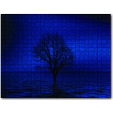 Cakapuzzle  Göl Içinde Kury Ağaç 120 Parça Puzzle Yapboz Mdf (Ahşap)