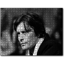 Cakapuzzle  Alain Delon Siyah Beyaz 120 Parça Puzzle Yapboz Mdf (Ahşap)