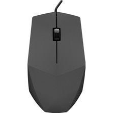 Everest SM-201 USB Gri 1200DPI Optik Kablolu Mouse