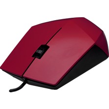 Everest SM-201 USB Kırmızı 1200DPI Optik Kablolu Mouse