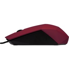 Everest SM-201 USB Kırmızı 1200DPI Optik Kablolu Mouse
