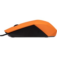 Everest SM-201 USB Turuncu 1200DPI Optik Kablolu Mouse