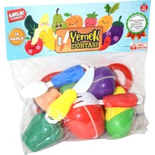 Birlik Toys URT007-PVC-2AB Yemek Dünyası Meyve Kesme Seti