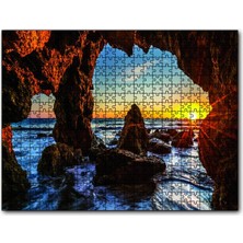 Cakapuzzle  Deniz Güneş Mağara  1000 Parça Puzzle Yapboz Mdf(Ahşap)