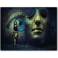Cakapuzzle  Fantazi Maske Göz Duvar 120 Parça Puzzle Yapboz Mdf (Ahşap)