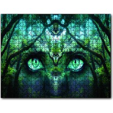 Cakapuzzle  Orman Gözü Fantastik 120 Parça Puzzle Yapboz Mdf (Ahşap)
