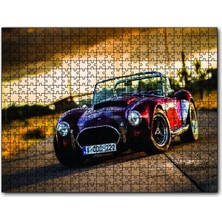 Cakapuzzle  Klasik Bordo Otomobil 120 Parça Puzzle Yapboz Mdf (Ahşap)