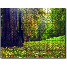 Cakapuzzle  Orman ve Çimler Doğa 120 Parça Puzzle Yapboz Mdf (Ahşap)