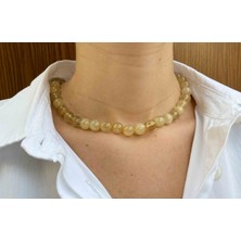 Mucize Taş Beril Taşı Doğaltaş Kolye 10 mm