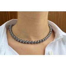 Mucize Taş Terahertz Taşı Doğaltaş Kolye 8 mm