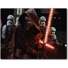 Cakapuzzle  Star Wars Kylo Ren ve Stormtroopers 120 Parça Puzzle Yapboz Mdf (Ahşap)