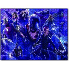 Cakapuzzle  Avengers Bütün Kahramanlar Birlikte 500 Parça Puzzle Yapboz Mdf (Ahşap)