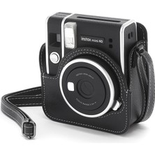 Instax Mini 40 Siyah Deri Çanta